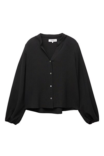 Pull & Bear Stand-up collar shirt