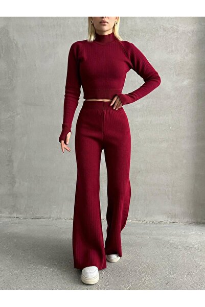 NZL TEKSTİL ITALIA CUTIE COMPLETĂ REGLAN FINGER CROP PANTALON SET