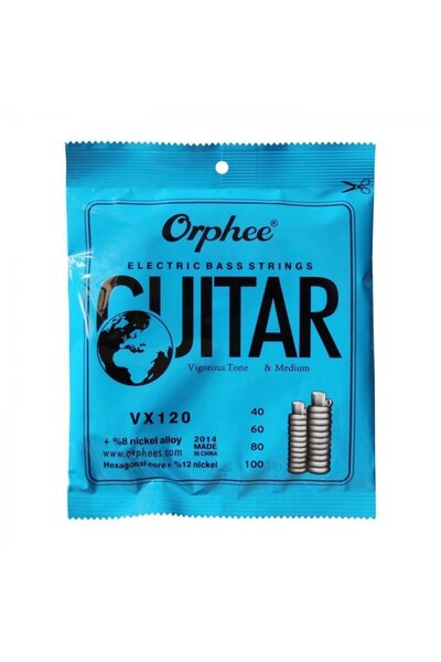 Orphee VX120 سلك جيتار باس 4 أوتار 40-100