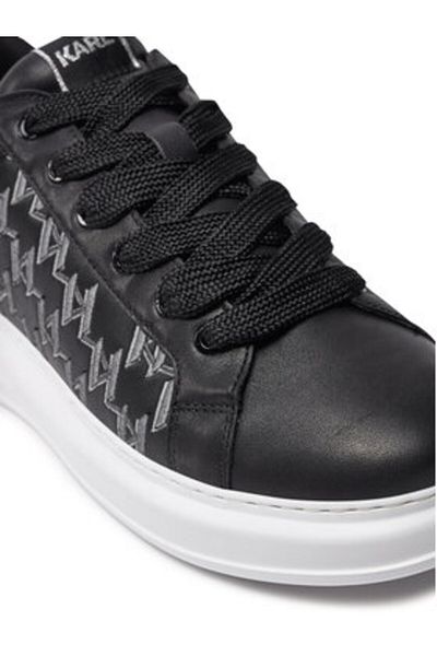 Karl Lagerfeld Men's Sneakers black KARL LAGERFELD-KL52511A 000 BLACK LTHR