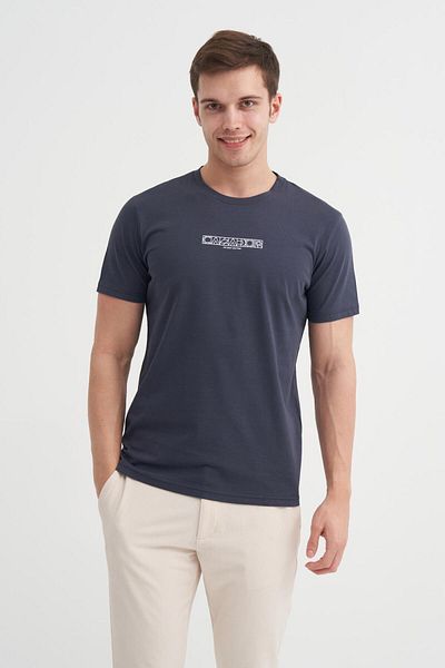 Cazador Βαμβακερό μπλουζάκι με λαιμόκοψη Slim Fit