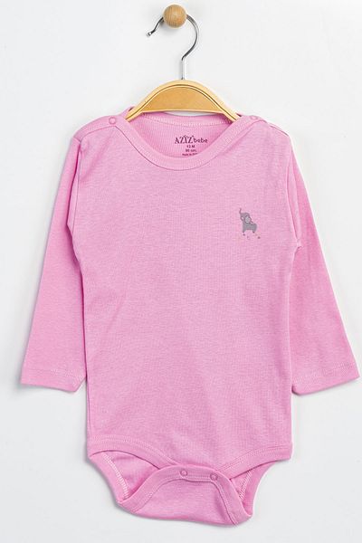 Aziz Bebe Baby Boy Girl 100% Cotton Bodysuit & Bodysuit with Snap Fasteners 12 Months - 36 Months