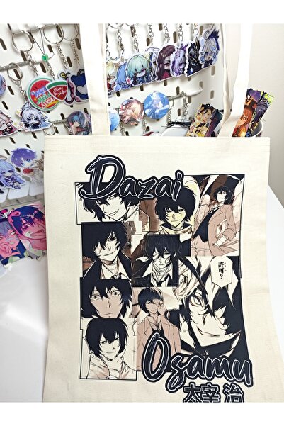 Yenaplanner Bungou Stray Dogs Dazai Bez Poşet / Bez Çanta ( 1 adet)