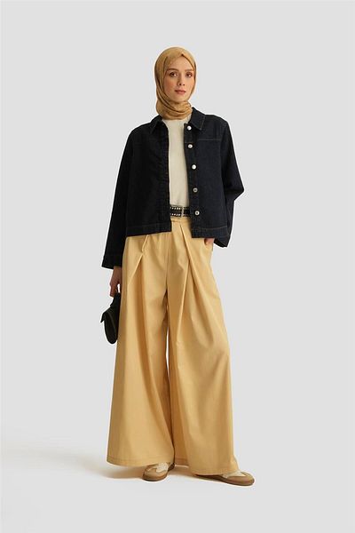 Armine Pleated Trouser Skirt 25Y2801 Moonstone