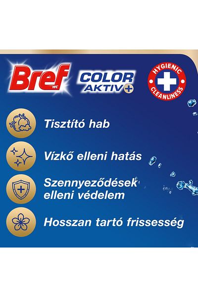 Bref Bref Color Aktiv Eucalyptus toilet air freshener