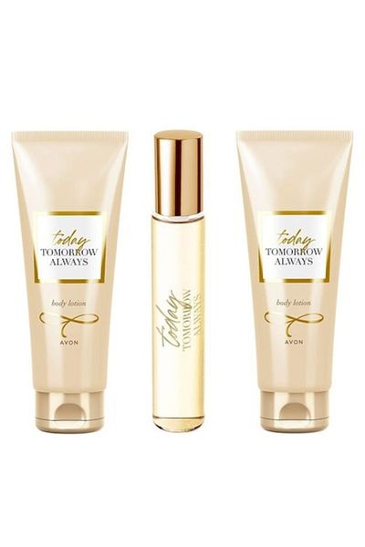 AVON Set Mini Eau de Parfum and 2x Lotion Today Tomorrow Always