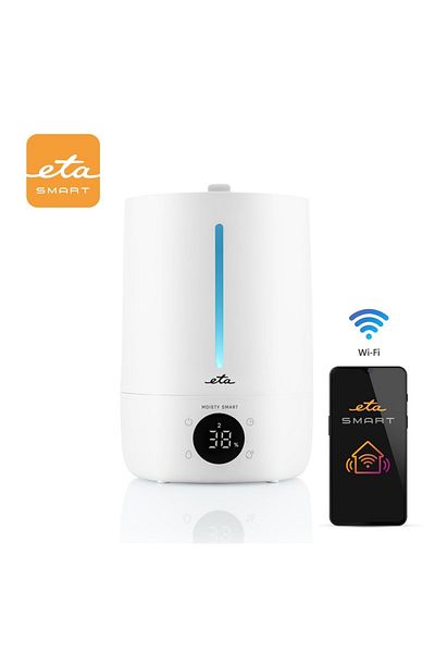 ETA Umidificator De Aer Cu Ultrasunete 2 In 1 Moisty Smart 2629 0000, 5 Litri, 25 W