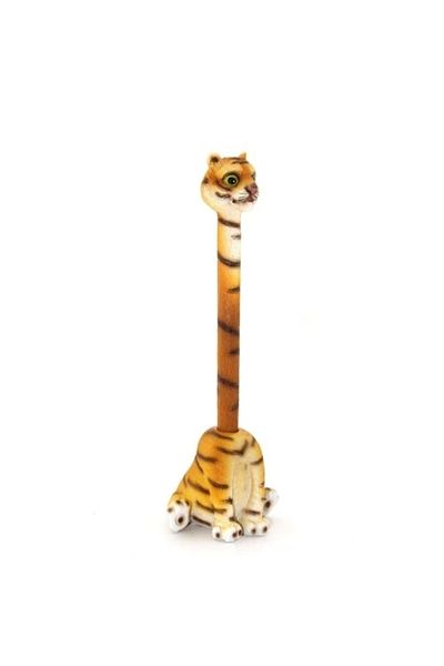 PRATİKOBA Polyester Tiger Ballpoint Pen