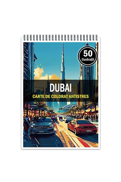 Legendary Gifts Coloring Book For Relaxation And Anti-stress, 50 Illustrations, Dubai, 106 Pages, Format: A5