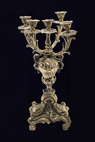 Ayşegül Yıldırım Old New ALBA Pirinç Şamdan 5 Kollu