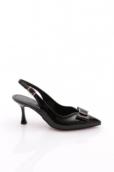 DGN 25643 Women's Buckle Heeled Shoes