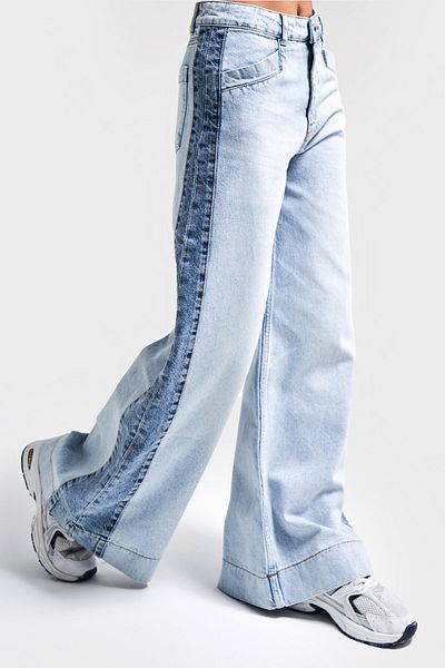 its basic Blugi de damă Culoare 4s5-99 Lungime cu picior lat Fit dublu Culoare Loose Fit 100% Koton Design Denim Jean
