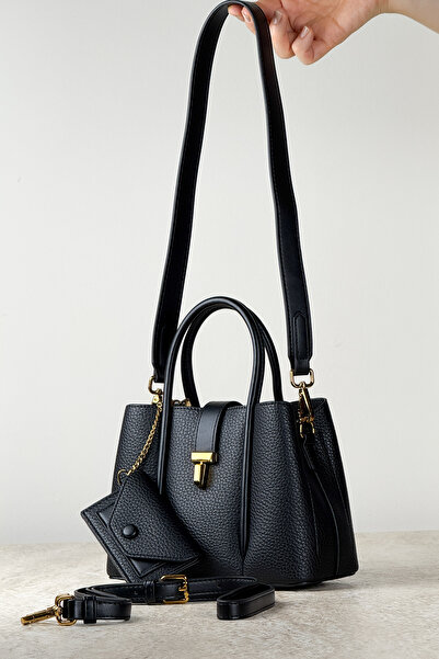 DSN Yumuşak Dokulu Zarif Kadın El ve Omuz Çantası - 2 Boy Askılı + Kartlık ve Fular Hediyeli