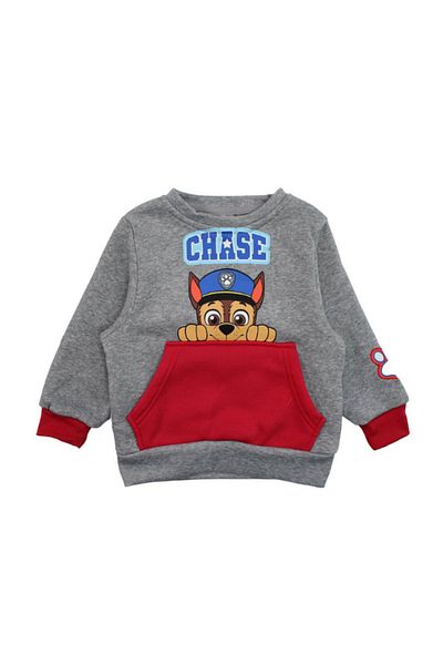 PAW PATROL Children's Sweatshirt, With Front Pocket, Gray, 4 Years, 104 Cm,