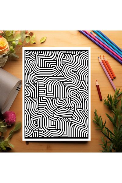 Legendary Gifts Adult Coloring Book, 50 Illustrations, Abstract Patterns, 106 Pages
