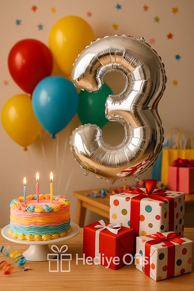 hediyeofisi 100 Cm Silver Gray Large Size Foil 0 Number Balloon 40inc