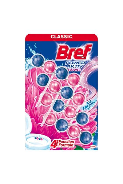 Bref Bref Power Aktiv Flower toilet air freshener