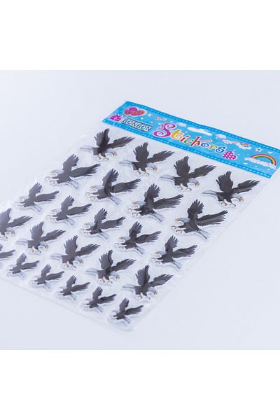 Bimotif 20 Embossed Eagle Stickers