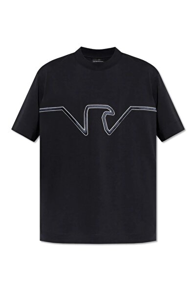 Emporio Armani Logo Embroidered T-shirt