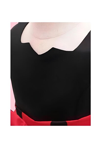 Noname Girl's Dress - Ladybug, 3-7 Years, Satin