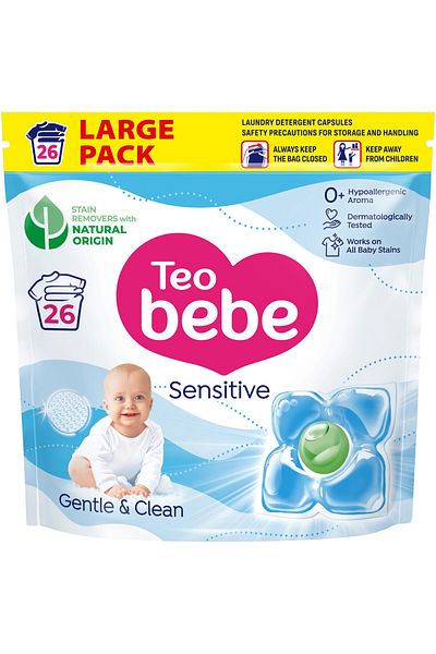 Teo Detergentul de rufe capsule Teo bebe Gentle & Clean Sensitive