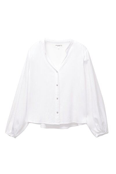 Pull & Bear Stand-up collar shirt