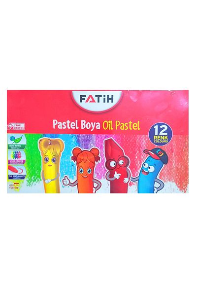 Fatih Oil Pastel Paint 12 Colors Package