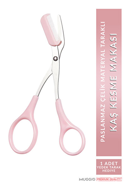 Genel Markalar Paslanmaz Çelik Kaş Kesme Makası, Taraklı ve Kullanışlı Tasarım