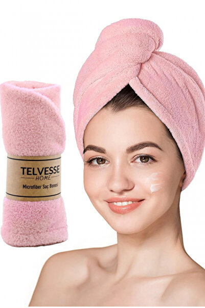 ByKurt Товстий мікрофібровий рушник для волосся, пляжний, морський, басейн, сушка, ванна, сушка волосся, рушник для голови, рожевий