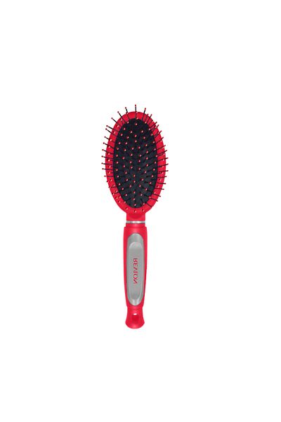 Revlon Perie de par Revlon RV2820UKE, cu cap plat, pentru toate tipurile de par, Rosu
