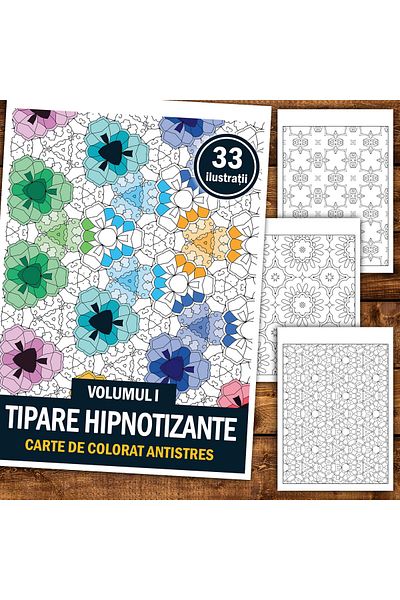 Legendary Gifts Anti-stress Coloring Book, 33 Illustrations Hypnotizing Patterns, Format: A5
