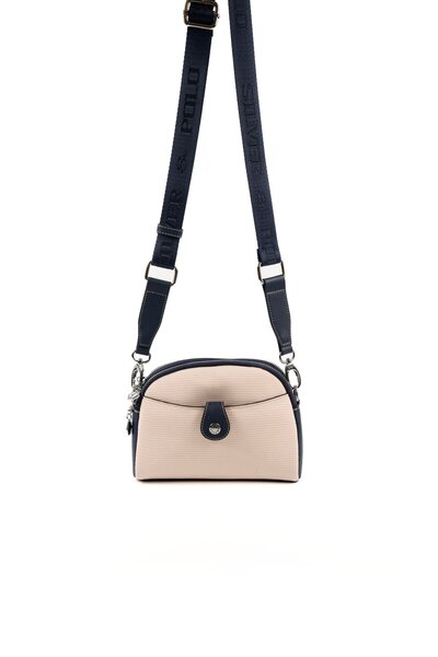 Silver Polo Bež - Mornarsko plava SP1144 Ženska Torba preko ramena