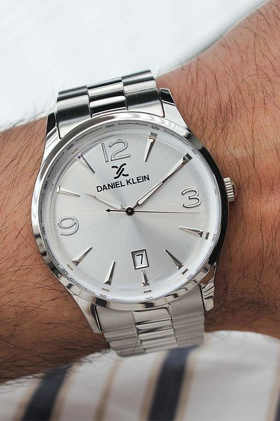 Daniel Klein Dk340174 Men's Wrist Watch with Steel Cord