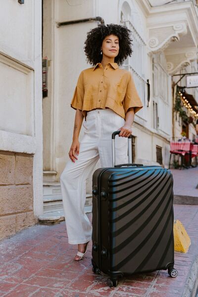 Wexta Valiz Büyük Boy Valiz Wx-300 Siyah