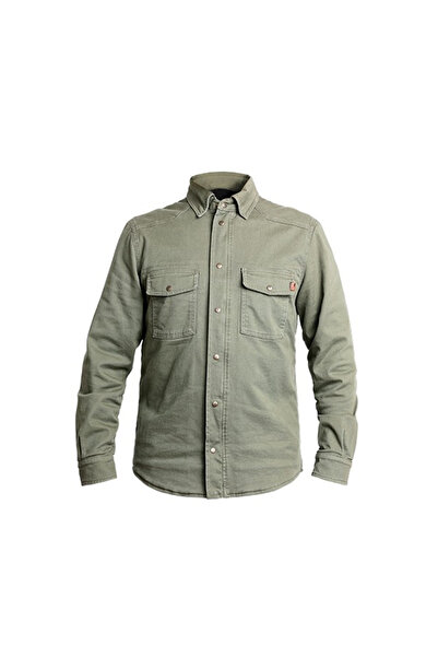 Tech90 Olive Korumalı Motosiklet Ceketi 5007