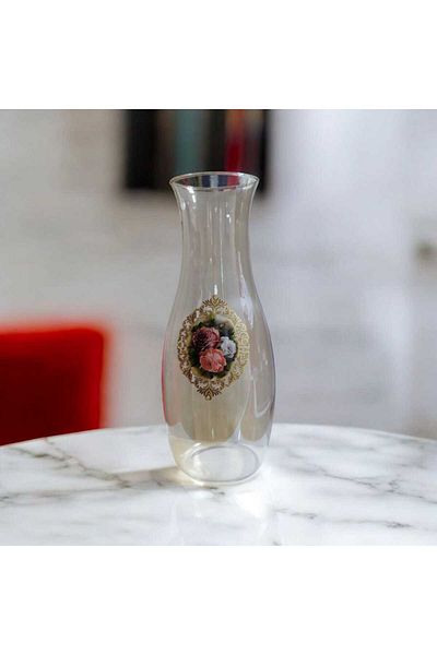 devigo Antique Look Handmade Design Honey Color Vase