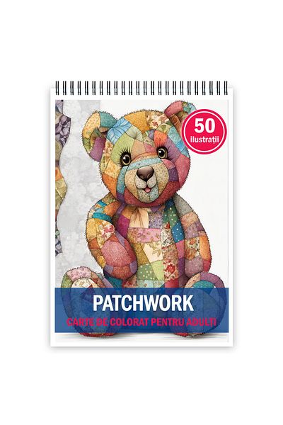 Legendary Gifts Adult Coloring Book, 50 Illustrations, Patchwork, 106 Pages