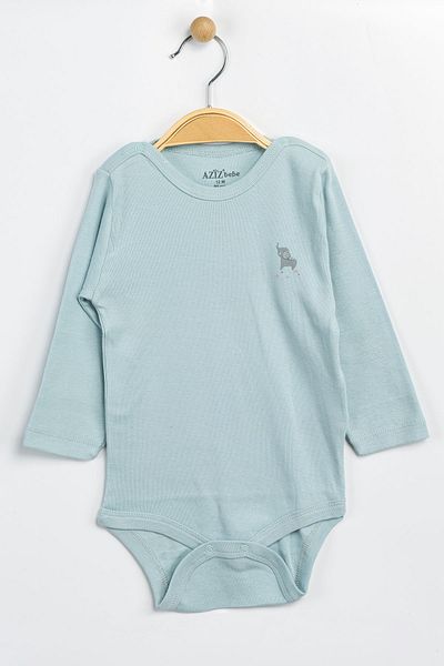 Aziz Bebe Baby Boy Girl 100% Cotton Bodysuit & Bodysuit with Snap Fasteners 12 Months - 36 Months