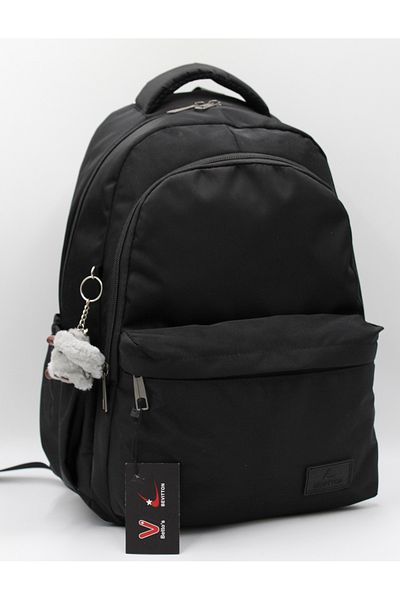Bevitton Bvt-34100 Μαύρη Αδιάβροχη Σχολική Τσάντα Unisex Καθημερινή Σχολική Τσάντα