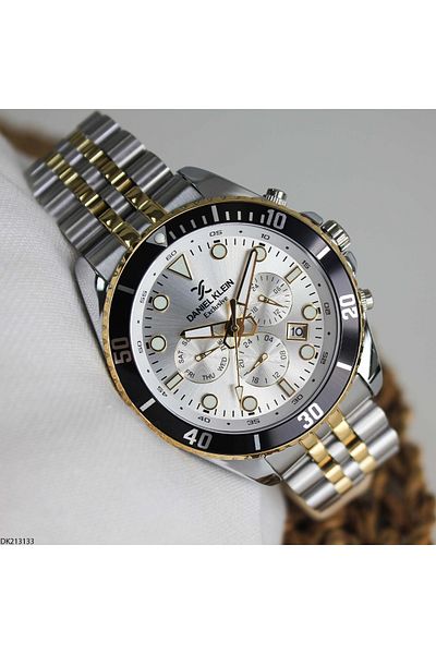 Daniel Klein Dk213133 Men's Wrist Watch with Steel Cord
