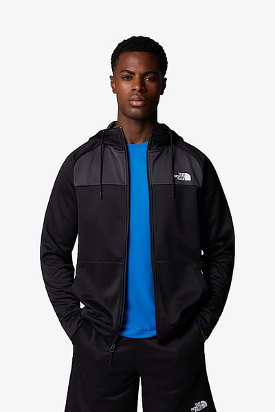 THE NORTH FACE M Reaxıon Fleece Fz Hoodie - Eu Men's Black Fleece Nf0A8Cnpkt01