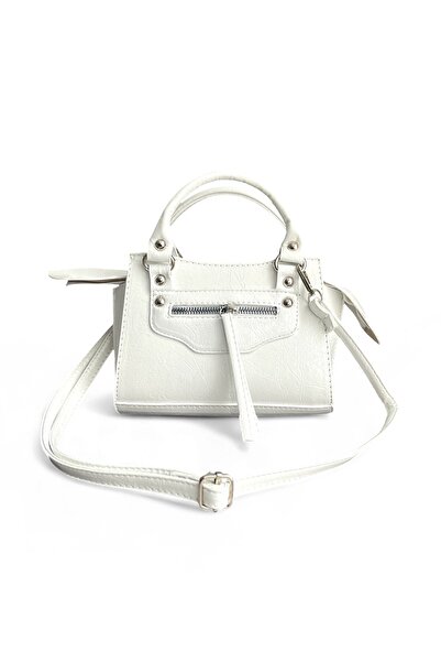 DİZARAYS Woman's Strap Crease Leather Cross Hand and Shoulder Bag