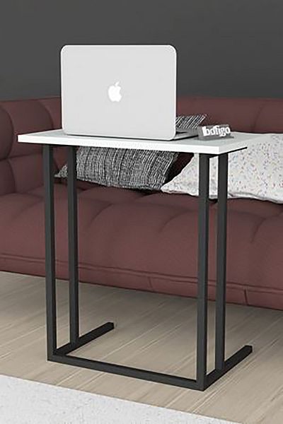 Bofigo Metal Leg Laptop Stand Study Table White