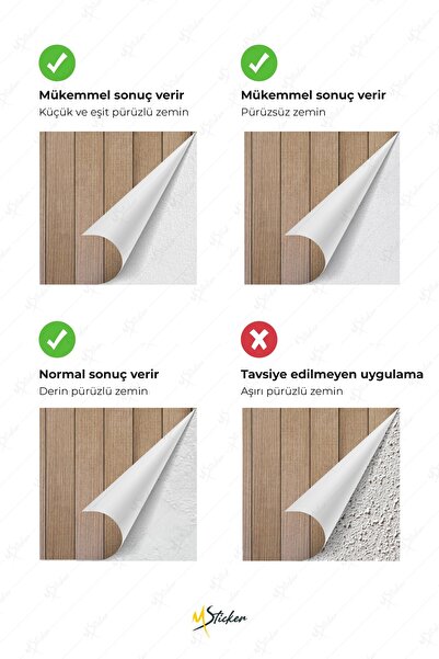 MSticker Soft Renkler Çocuk Figürleriyle Dolu Boy Cetveli Boy Ölçer Sticker Şeffaf Zeminli Duvara Uyumlu