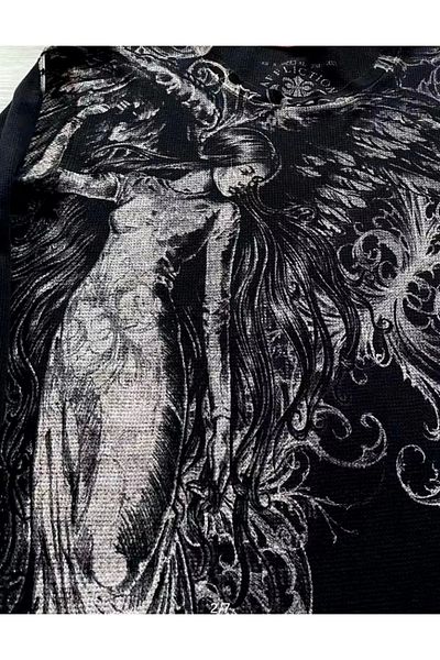 1blood Angel Affliction Cyber Grunge Sweatshirt