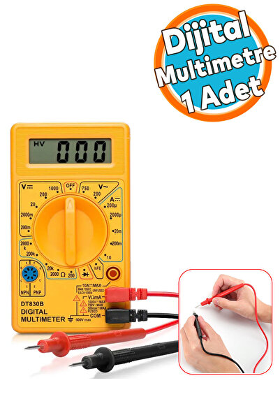 NZB Dijital Multimeter Pensa Amper Metre Dijital Pensampermetre Voltaj Dc Alternatif Akım Ölçme Ölçüm