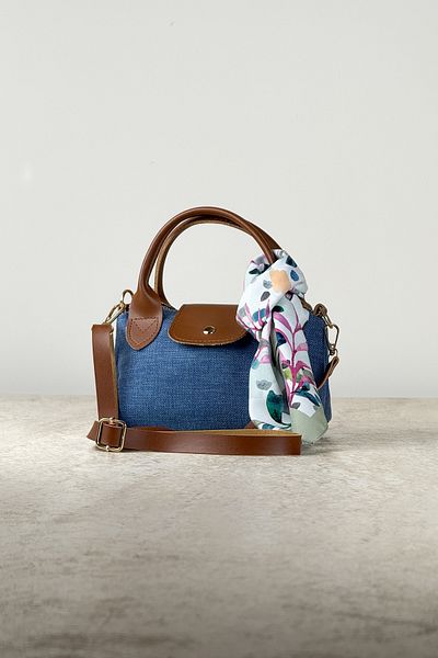 Store Ideal for Daily Use Minimal Design Mini Size Hand and Shoulder Bag + Scarf Gift