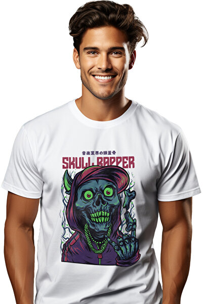 StoryGift Romania Tricou bărbătesc cu portret de zombi, hanorac și șapcă viși...