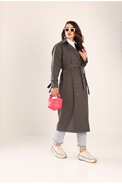 Genel Markalar Tasarım Oversize Trençkot