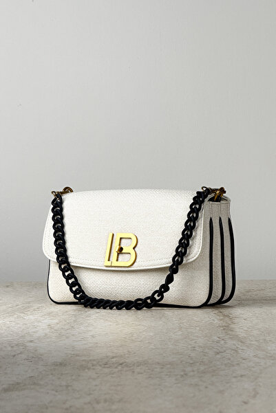 DSN Полотно з текстурованим ланцюжком, детальна стильна сумка на руку та плече + шарф у подарунок